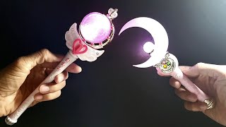 💀COMPARE I ミラクルシャイニーシリーズ I Moon Stick I Cutie Moon Rod I Miracle Shiny Series I 美少女戦士 I セーラームーン