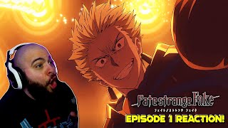 THIS ANIMATION IS INSANE! Fate Strange Fake Episode 1 Reaction & Review