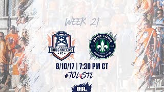 USL LIVE - Tulsa Roughnecks FC vs Saint Louis FC 8/10/17