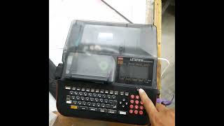 MAX LETATWIN LM 550A / PC Ferrule Printing by PC full video in Bangla