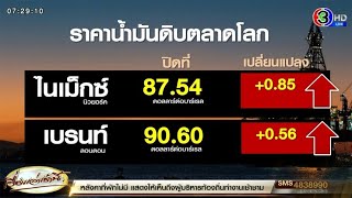 ราคาน้ำมันโลก ปรับขึ้นเกือบ 1 ดอลลาร์ เหตุสหรัฐฯผลิตน้ำมันลดลง