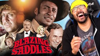 BLAZING SADDLES (1974) MOVIE REACTION! First Time Watching! Mel Brooks Comedy Classic