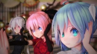 【MMD】ECHO【Miku Luka Haku】