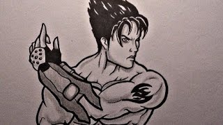 How To Draw Jin Kazama (Tekken Character) | Doovi