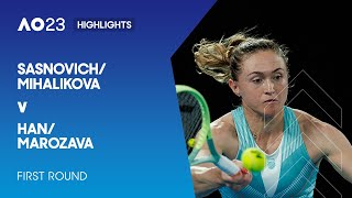 Sasnovich/Mihalikova v Han/Marozava Highlights | Australian Open 2023 First Round