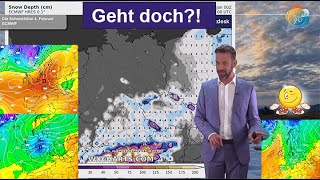 Geht doch!? Hochdruck etwas weniger - mehr Optionen auf (Bergland)Schnee. Noch kein Flachland-Winter