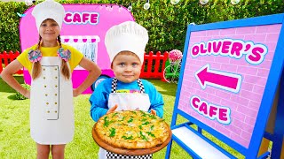 Diana  and Roma Visit Oliver's Brand-New Cafe!