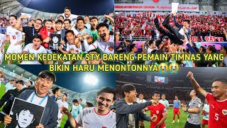 INILAH MOMEN KEDEKATAN STY DAN PEMAIN TIMNAS YANG BIKIN MEWEK😭😭