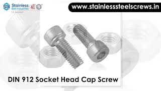 Stainless Steel Screws | SS Screws Manufacturer | Din 933 Stainless Steel Hex Screws