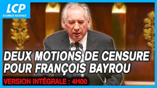 Examen des deux motions de censure contre François Bayrou dans l'hémicycle en intégralité -5/02/2025