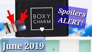 BoxyCharm June 2019 Spoilers ALERT!