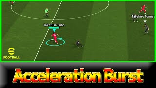 【Tutorial】Acceleration Burst │ eFootball Mobile 2025