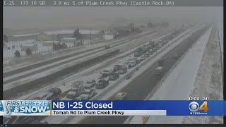 Wintry Road Conditions Lead To Multiple Crashes On Interstate 25 In Castle Rock