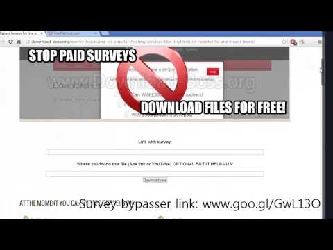 How to bypass (skip) surveys for free NeedForFile TinyFilesHost and more How to bypass (skip) surveys for free NeedForFile TinyFilesHost and more