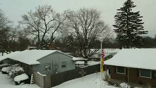 After the snow storm, Lansing Michigan.