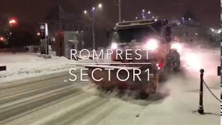 Romprest in actiunea de deszapezire in Sectorul 1