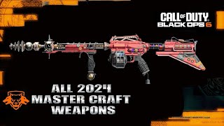 Call of Duty Black Ops 6 All Mastercraft Weapons 2024