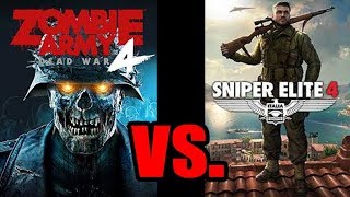 Zombie Army 4 vs Sniper Elite 4, Graphics, Sound, & Gameplay Compared, Which Is Best (PS4 Gameplay)