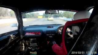 On Board DC2 1,500 Modified S1R 2014 Round1 Race1  at Bira Circuit (Car No.25)