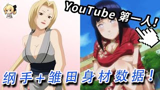 【火影计算合集】纲手+雏田身材身体数据大曝光！还有木叶四美？【最上川下山】