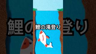 鯉の滝登り#ストップモーション #コマ撮り #ショート動画