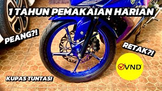 REVIEW VELG VND AK55 SETELAH 1 TAHUN DIPAKE HARIAN !