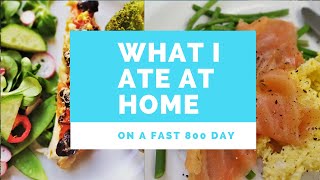 800 calorie diet | what I ate in a day | Fast 800 and intermittent fasting| Fasting at home