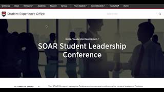 SOAR Student Presenter Application Tutorial
