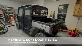 Kemimoto Soft Door Review on Can-Am Defender