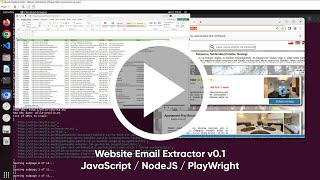 JavaScript Email Extractor (PlayWright / NodeJS)