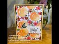 Sweet as a Peach Bundle and the Masking Technique - Birthday Card - Stampin Up - stampinwithjulianne