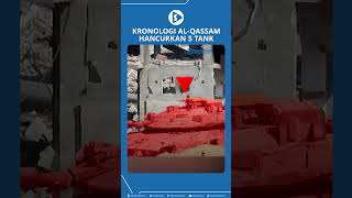 Kronologi Al Qassam Hancurkan 5 Tank Israel