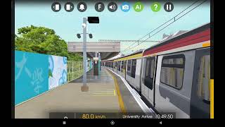 Hmmsim 2 | ERL R Train Arriving at University Station {V2.0} #shorts