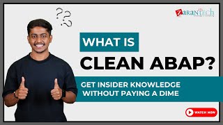 What Is Clean ABAP | ZaranTech