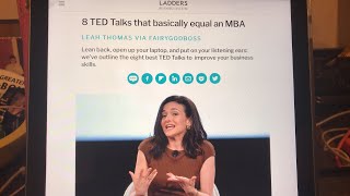 คลิป  8 TED Talks MBA เพิ่มแนวคิดบริหารธุรกิจ ผู้บริหาร อาจารย์ ที่ปรึกษาระดับโลก  มีคลิปมีซับไทย