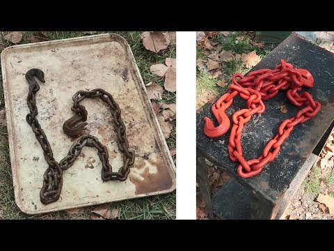 Old Diamond Duluth Chain Cleaning / Rust Removal / Restoration Old Diamond Duluth Chain Cleaning / Rust Removal / Restoration