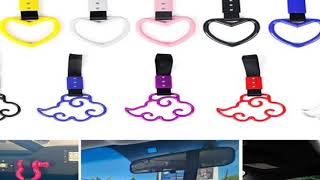 JDM Train Bus Handle Hand Strap 1pcs Ring Heart Styling Drift Charm Strap Drift Auto Accessories C