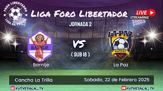 🔴 En VIVO🏆 Liga Foro Libertador De Futsal Infantil De Caracas ⚽ / Sub 18 / Barnije Vs La Paz 📺