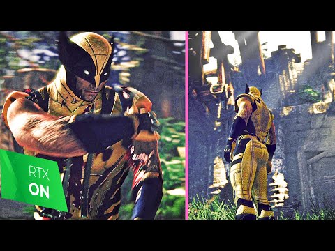 Marvel's Wolverine Graphics Mod for X-Men Origins Wolverine Ray Tracing PBR Textures Gameplay