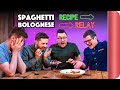 SPAGHETTI BOLOGNESE Recipe Relay Challenge | Pass it On S2 E7 | Sorted Food