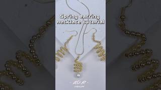 Simple and interesting spring jewelry tutorial #diy #pearlhandmade #jewelry #tutorial #earrings