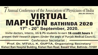 MAPICON 2020 Prof  Dr  Vitull K  Gupta on Gut Microbiota