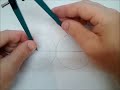 drawing an oval with a compass and no string very simple