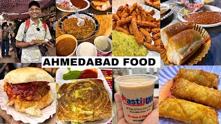 Best Street Food In Ahmedabad | Thali , Cheese Roll , Manek Chowk \u0026 More