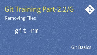 Git | Removing files | git rm