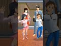 Toku toku to ta ta mio and yuta and papa walked #sakuraschoolsimulator #shortvideo #shortsviral