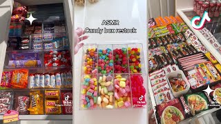 ✨”Restocking my candy drawer“ pt. 3✨ | ASMR Sounds | Tiktok compilation