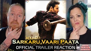 Sarkaru Vaari Paata Official Trailer Reaction (Mahesh Babu, Keerthy Suresh, Samuthirakani,, 2022)