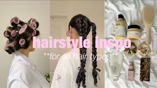 HAIRSTYLE INSPO || tiktok hairstyle inspo for all hair types || doolygoop