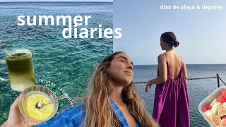 summer diaries I vuelta a la isla, el mejor matcha, helado saludable, deporte y mucha playa